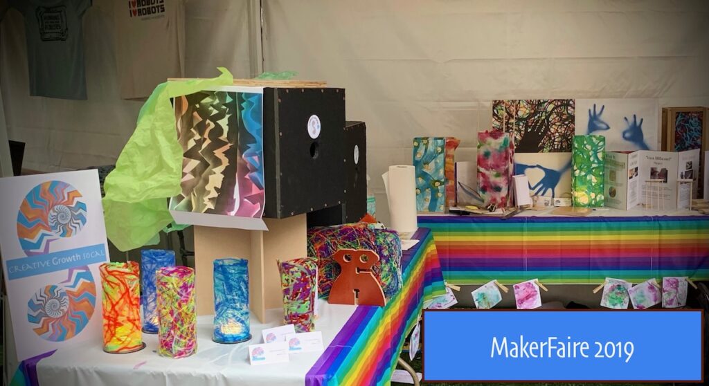 I enjoyed having a booth at the 2019 Maker Faire at the LA Central Library.